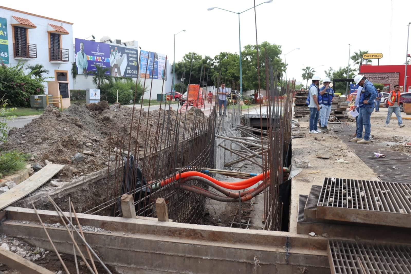 Tras 5 meses de trabajos están a punto de terminar canal pluvial en Hacienda del Seminario, Mazatlán