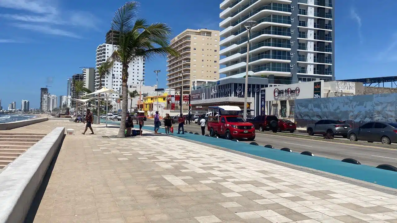 Malecón de Mazatlán.