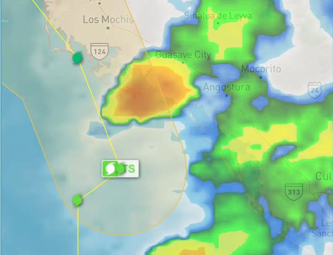 “Ileana” mantiene pronóstico de lluvias y viento para el municipio de Ahome: Protección Civil