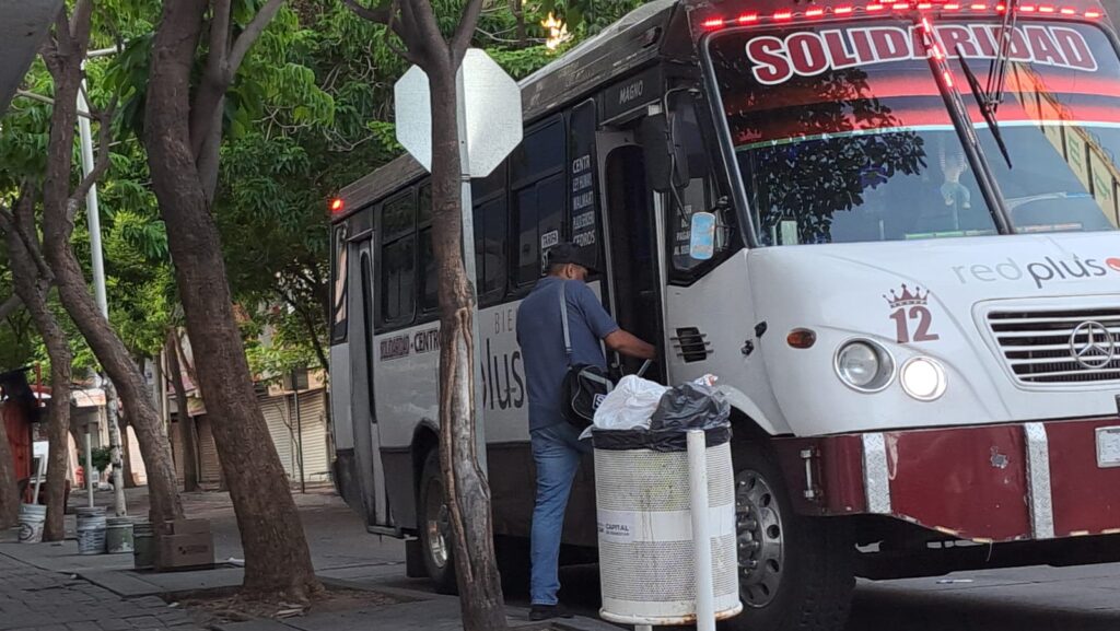 Camiones en Culiacán 19 de septiembre