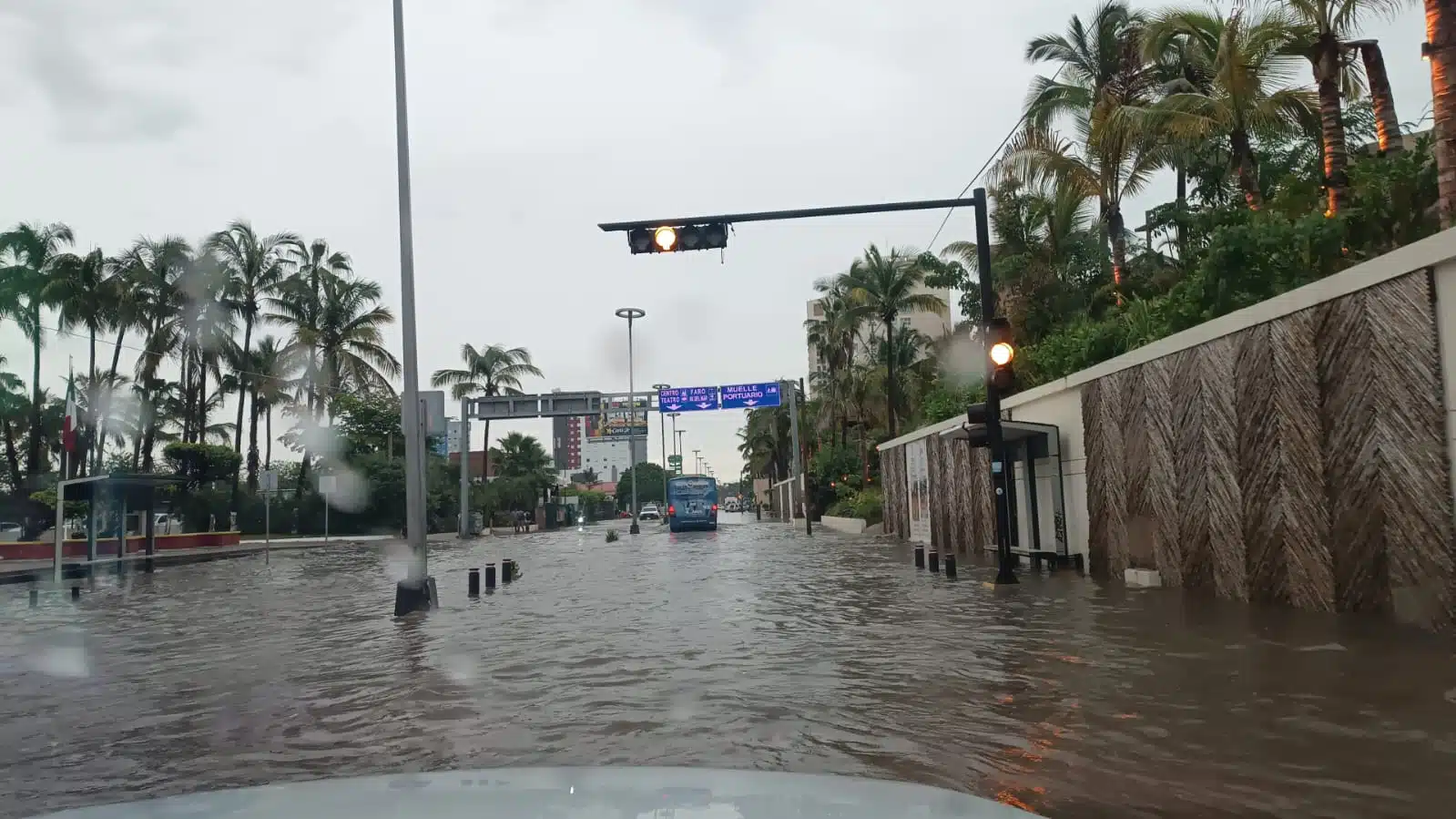 Inundaciones en Mazatlán por las lluvias