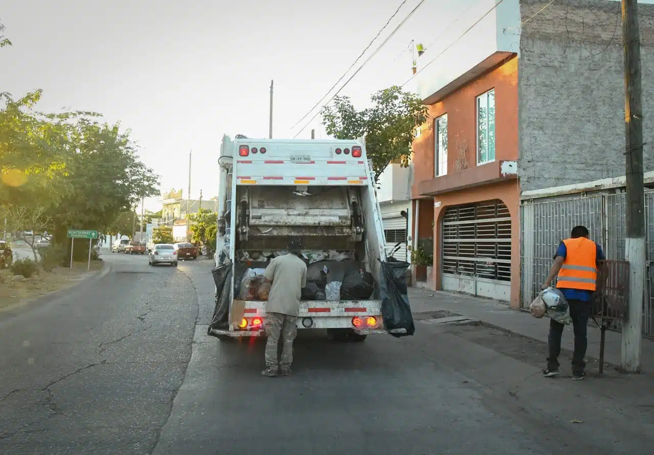 Recolectores de basura en Culiacán