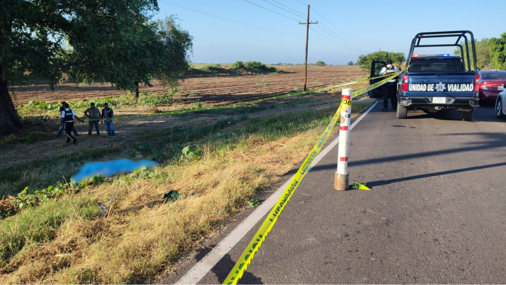 Motociclista sufre un accidente