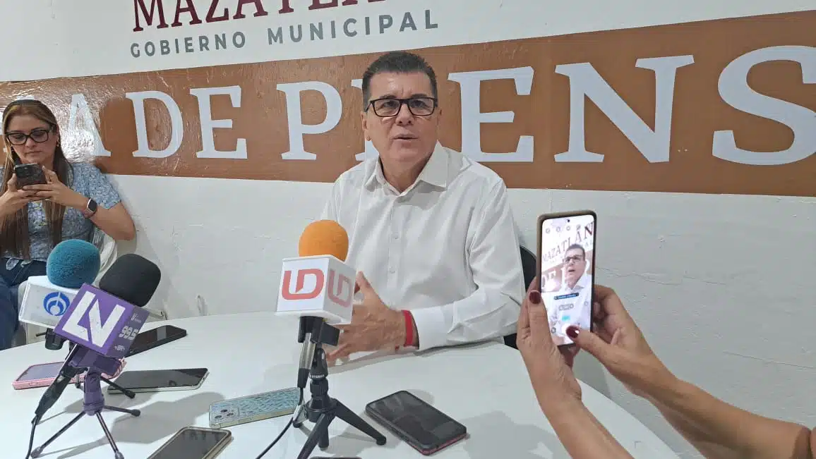 El presidente municipal de Mazatlán