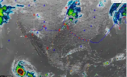 Alertan por fuertes lluvias en al menos 10 estados de México