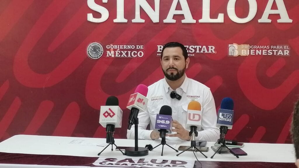 Ángel Ulises Piña García, titular de la Secretaría de Bienestar en Sinaloa.