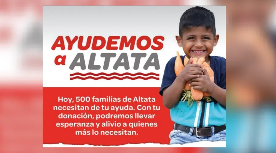 Banco de Alimentos inicia campaña en apoyo a familias de Altata