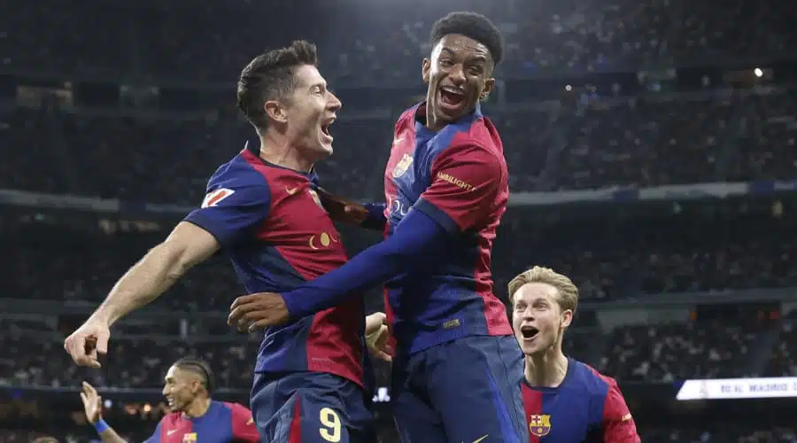 Barcelona domina y vence 4-0 al Real Madrid en el Santiago Bernabéu