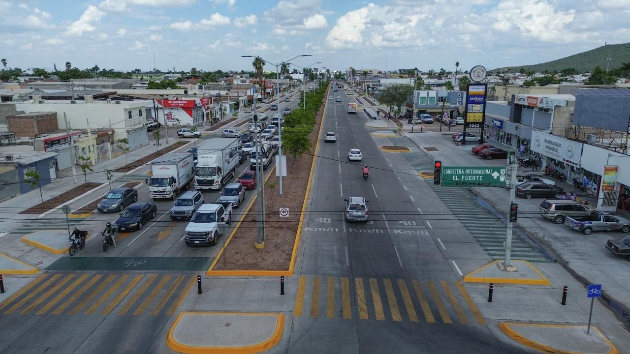 Bulevar López Mateos en Los Mochis