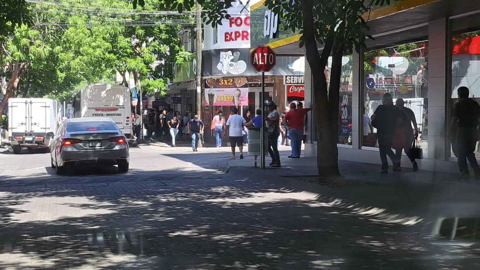 Comercio en el Centro de Culiacán