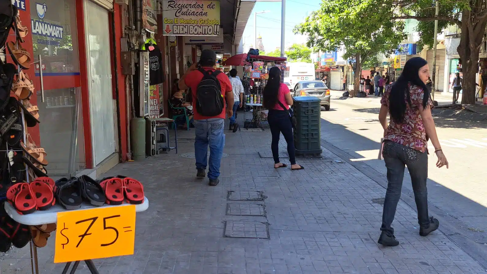 Comercio en el Centro de Culiacán