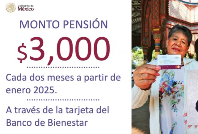 Pensión para mujeres de 60 a 64 años