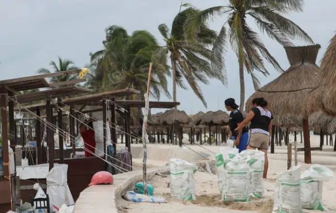 Efectos del huracán Milton en Yucatán