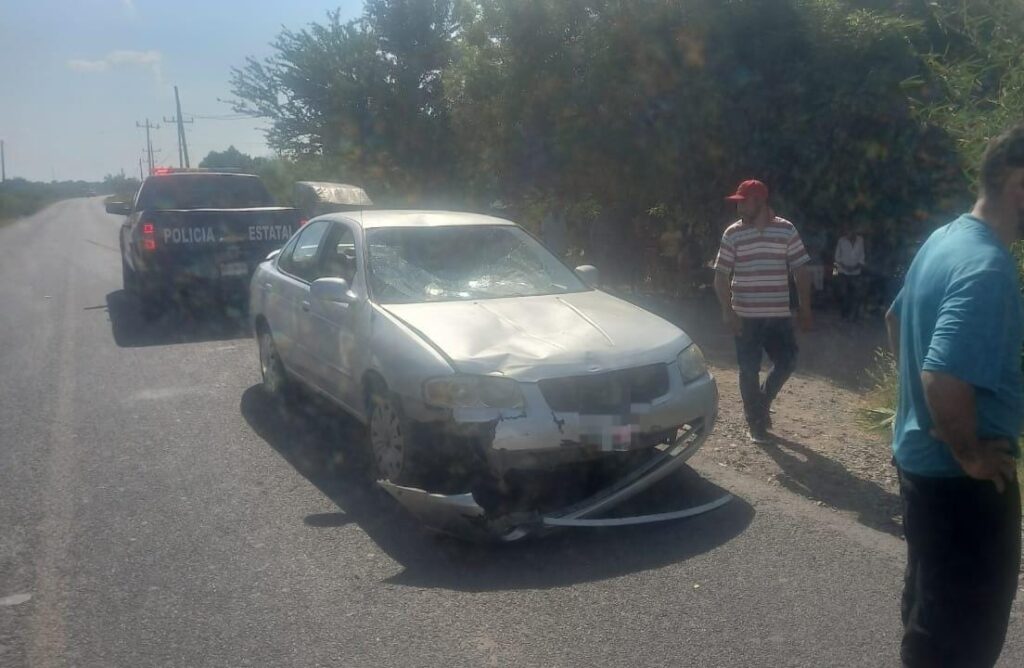 Policía Estatal en el lugar de los hechos.