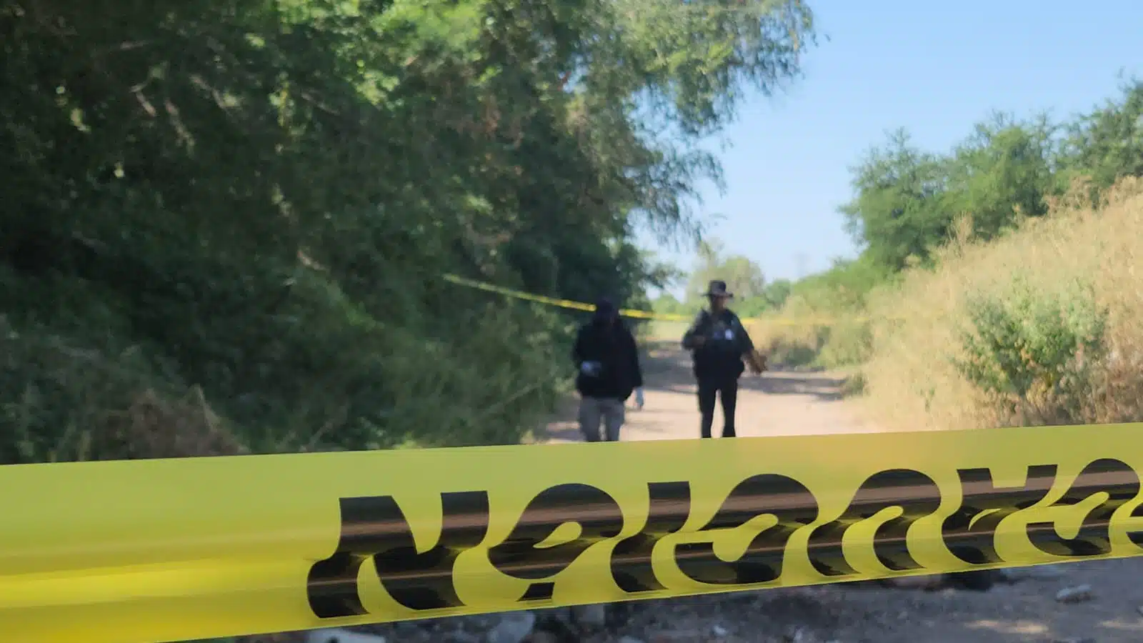 Cinta amarilla hallazgo doble homicidio Culiacán