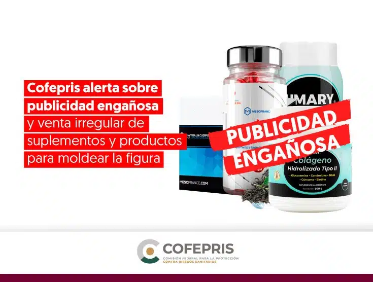 Cofepris productos engañosos