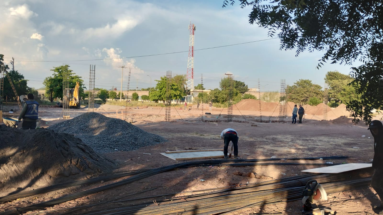 Construcción del Palacio Municipal de Juan José Ríos.