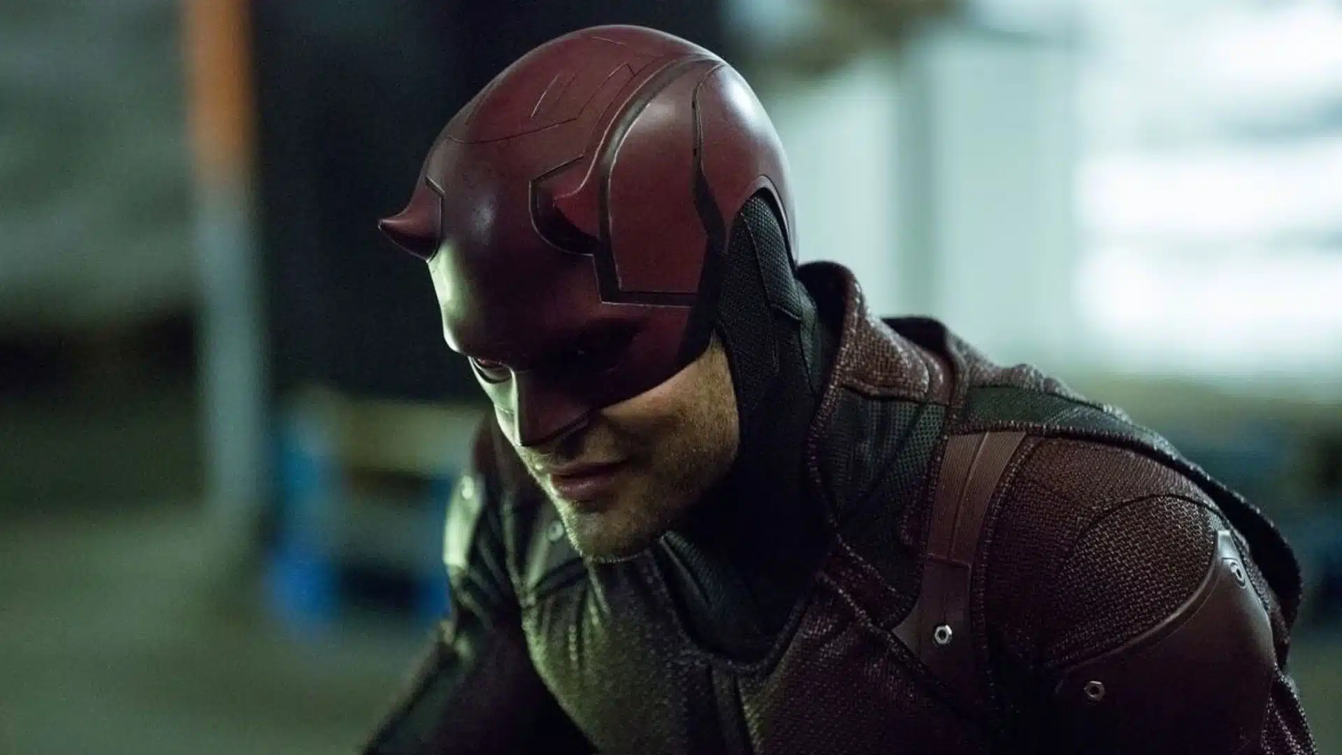 Charlie Cox bajo el disfraz de Daredevil