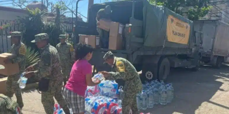 Ejército entrega 133 toneladas de ayuda por John en Guerrero