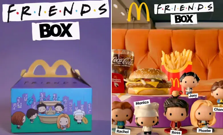 McDonald’s anuncia lanzamiento de una cajita feliz en homenaje a la serie “Friends”