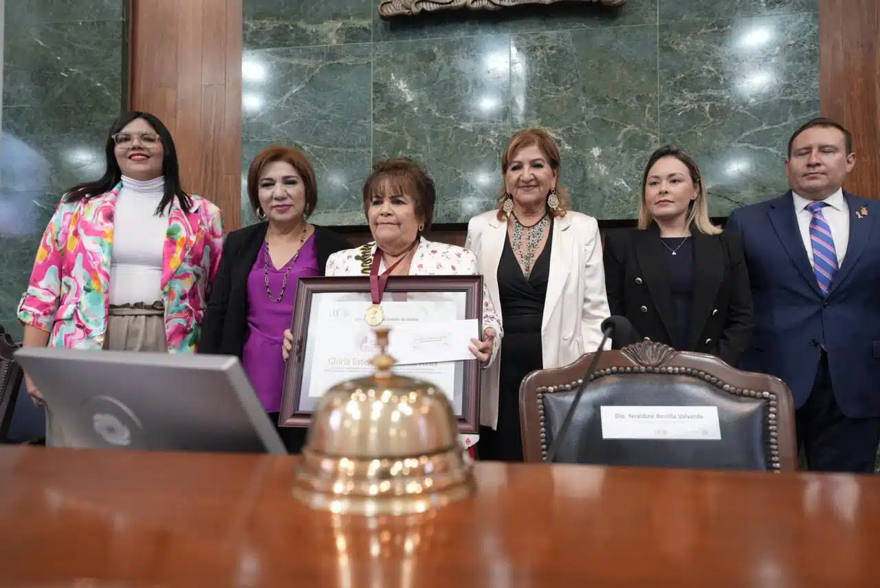 Gloria Estela Valenzuela Ávila, ganadora del Premio a la Mujer Rural Sinaloense 2024.