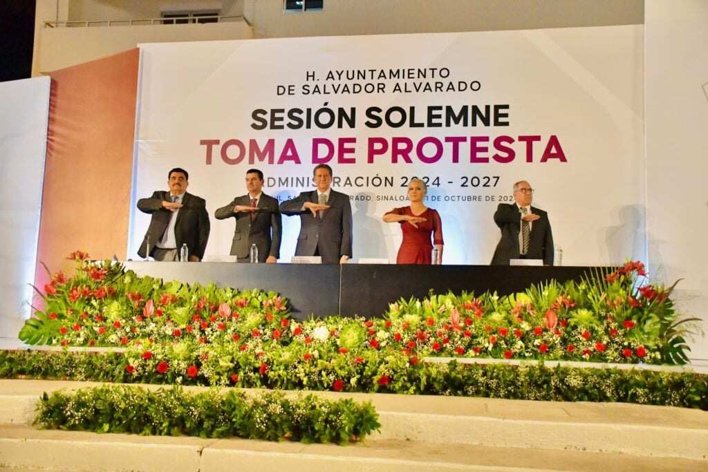 Toma de protesta en Salvador Alvarado