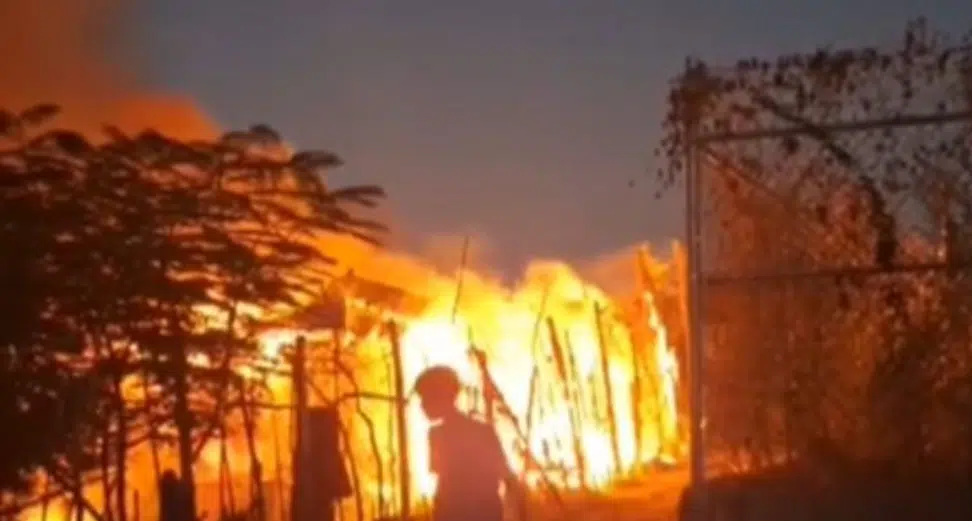 INCENDIO CULIACÁN CORTO VIVIENDAS