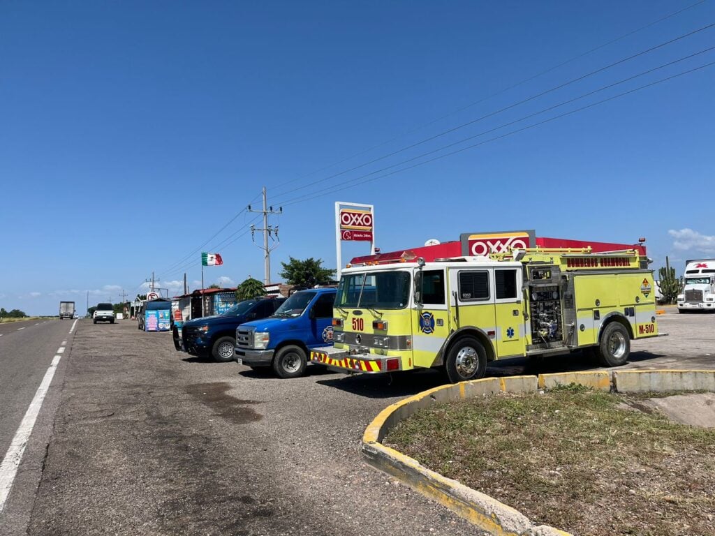 Instalan punto de seguridad a la altura de la Cruz de Elota