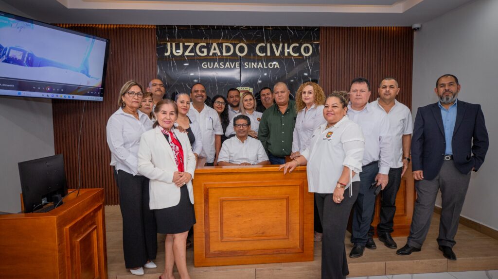 Inauguración del Juzgado Cívico de Guasave.