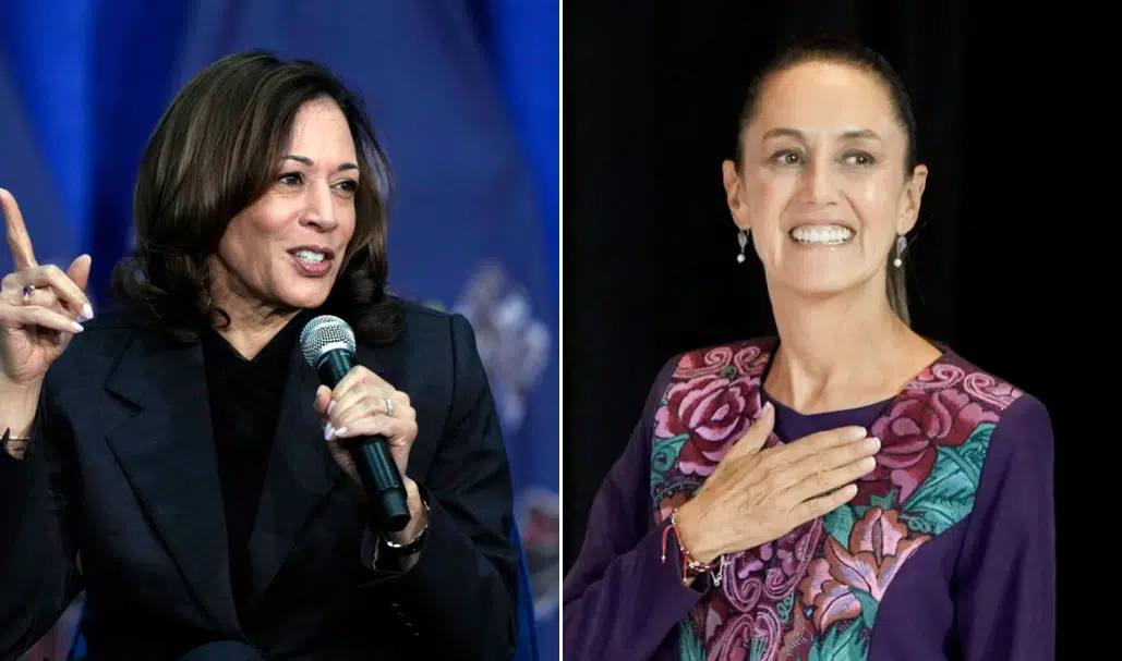 Kamala Harris felicita a Sheinbaum por su 