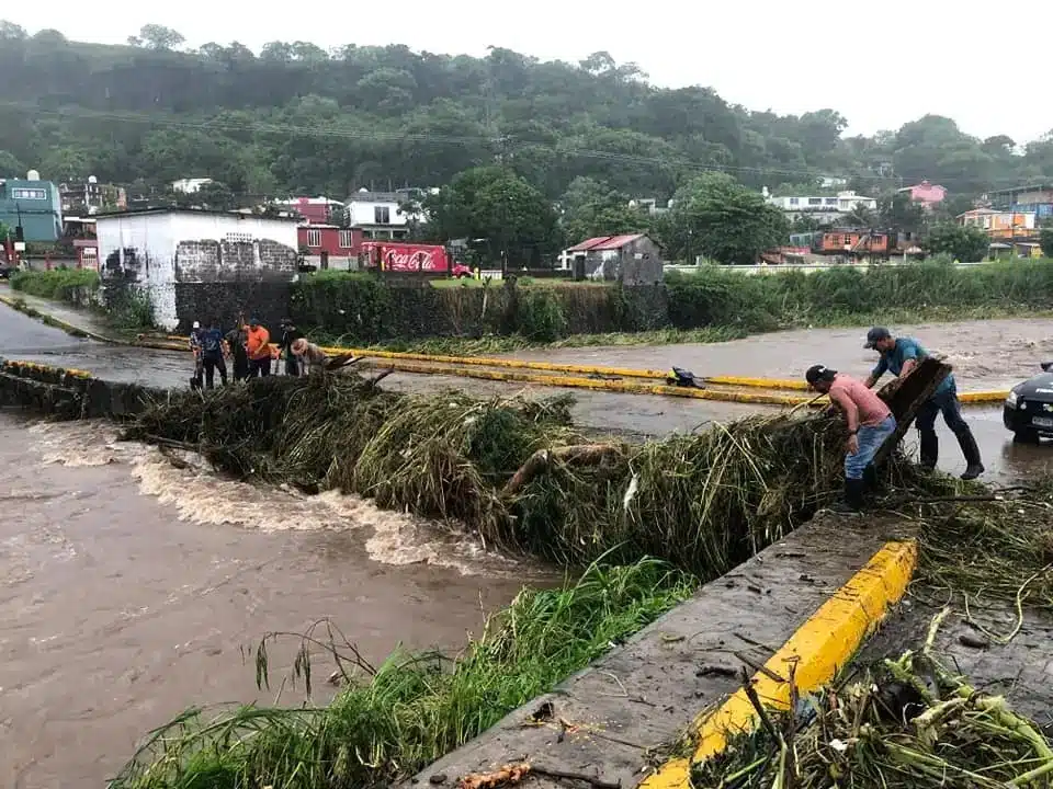 Lluvias afectan a más de 50 mil personas en 28 municipios en Veracruz