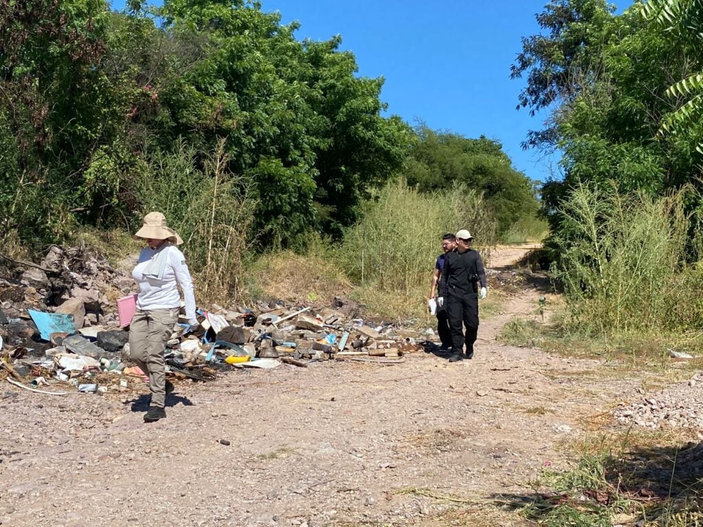 Localizan osamenta humana carbonizada al norte de Culiacán