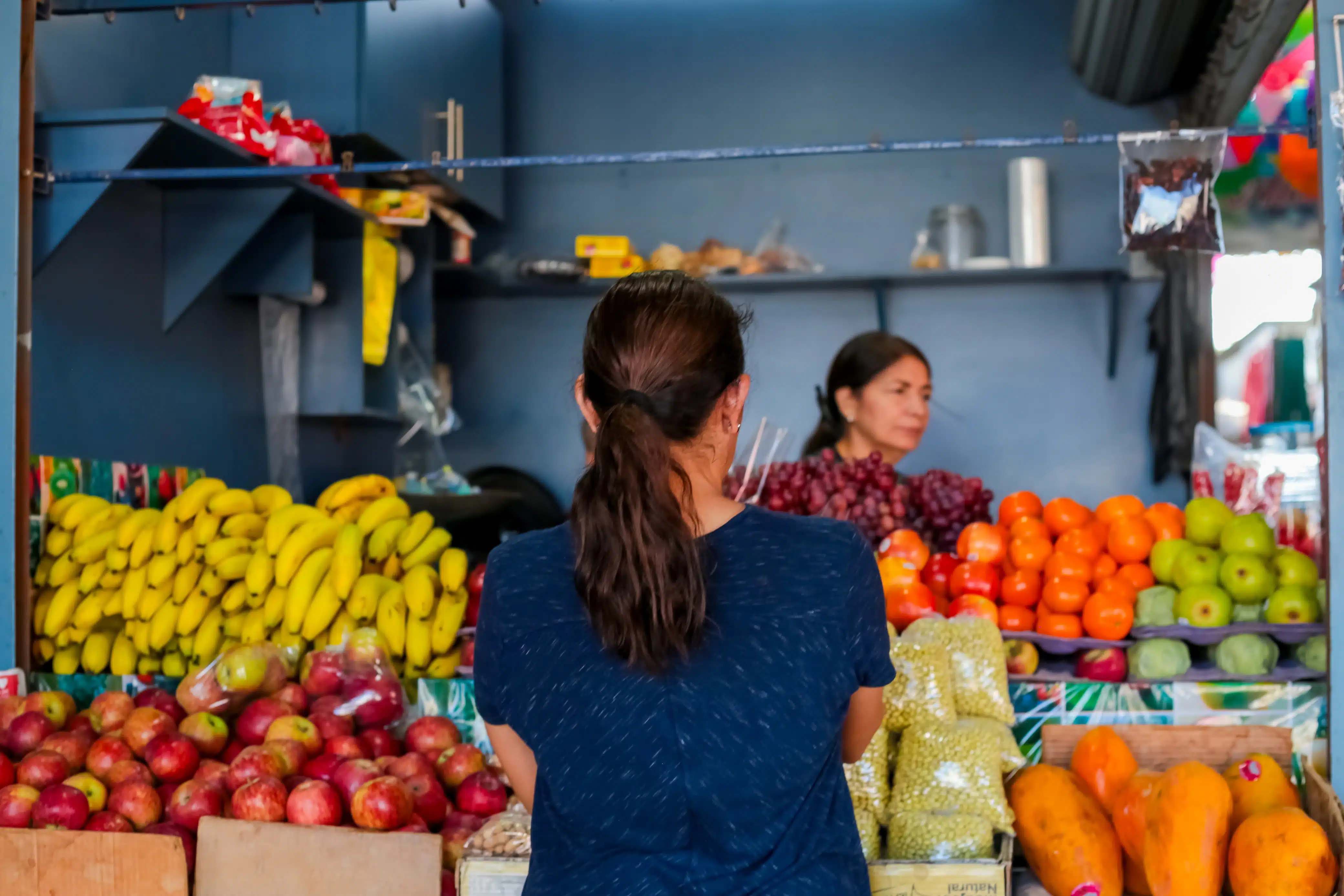 Locatarios del Mercado zona 30 en Los Mochis comentan que las ventas han disminuido.