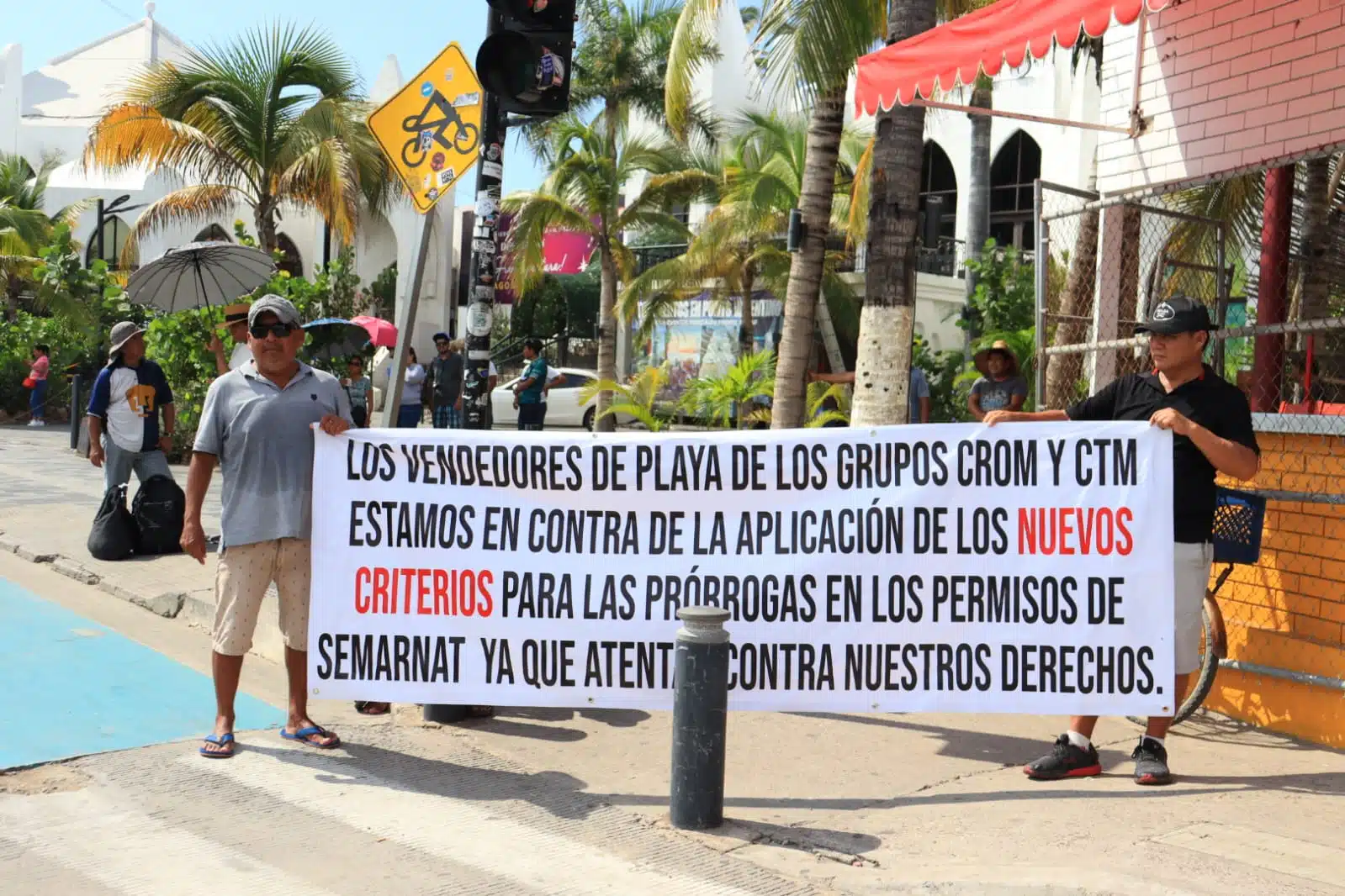 Manifestación en Mazatlán