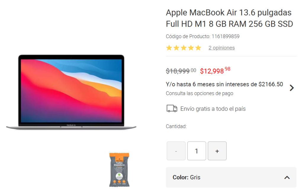 MacBook Air con chip M1