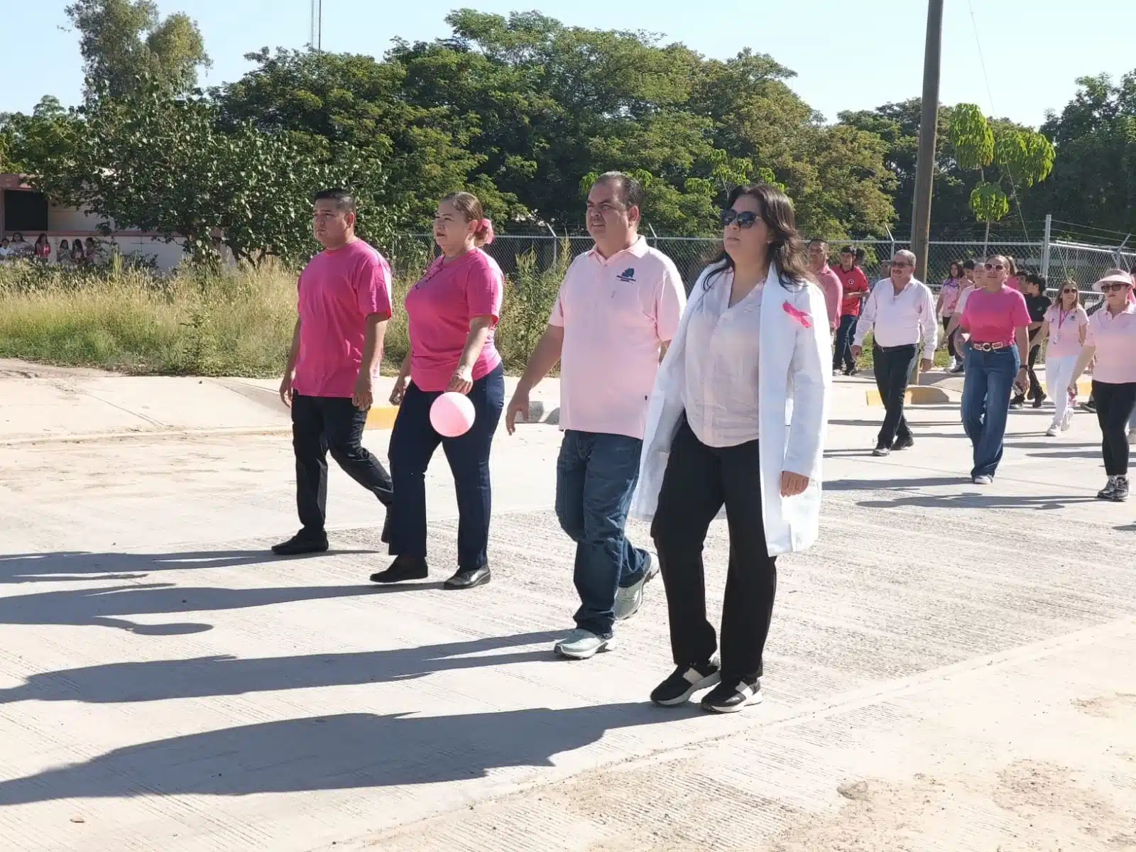 Marcha de Jurisdicción Sanitaria en Guamúchil