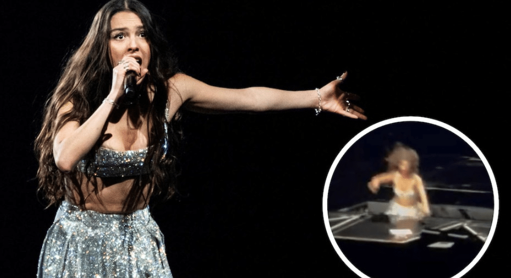 VIDEO: Olivia Rodrigo suffers a spectacular fall during a concert in Melbourne, Australia