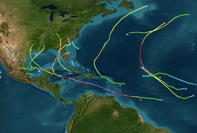 Pacifico reposa, el atlántico se mueve, dos riesgos de tormenta