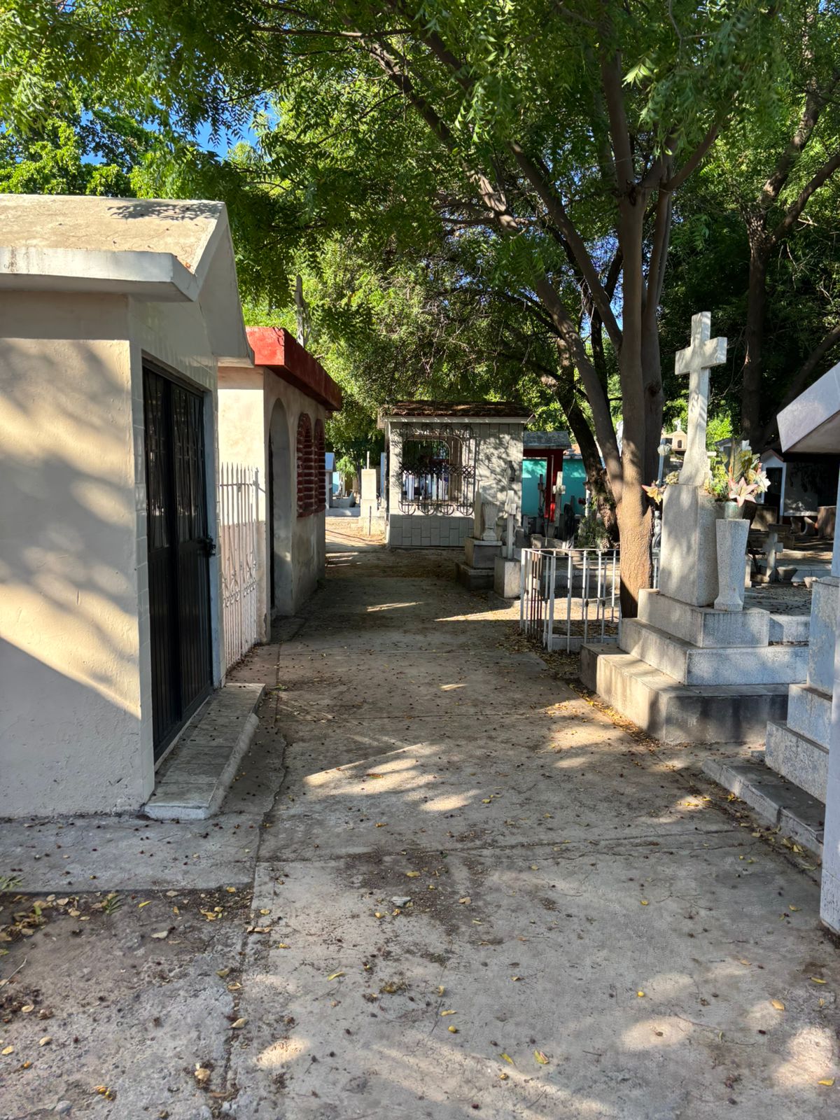 Limpieza de panteones por parte del área de Parques y Jardines del Ayuntamiento de Guasave.