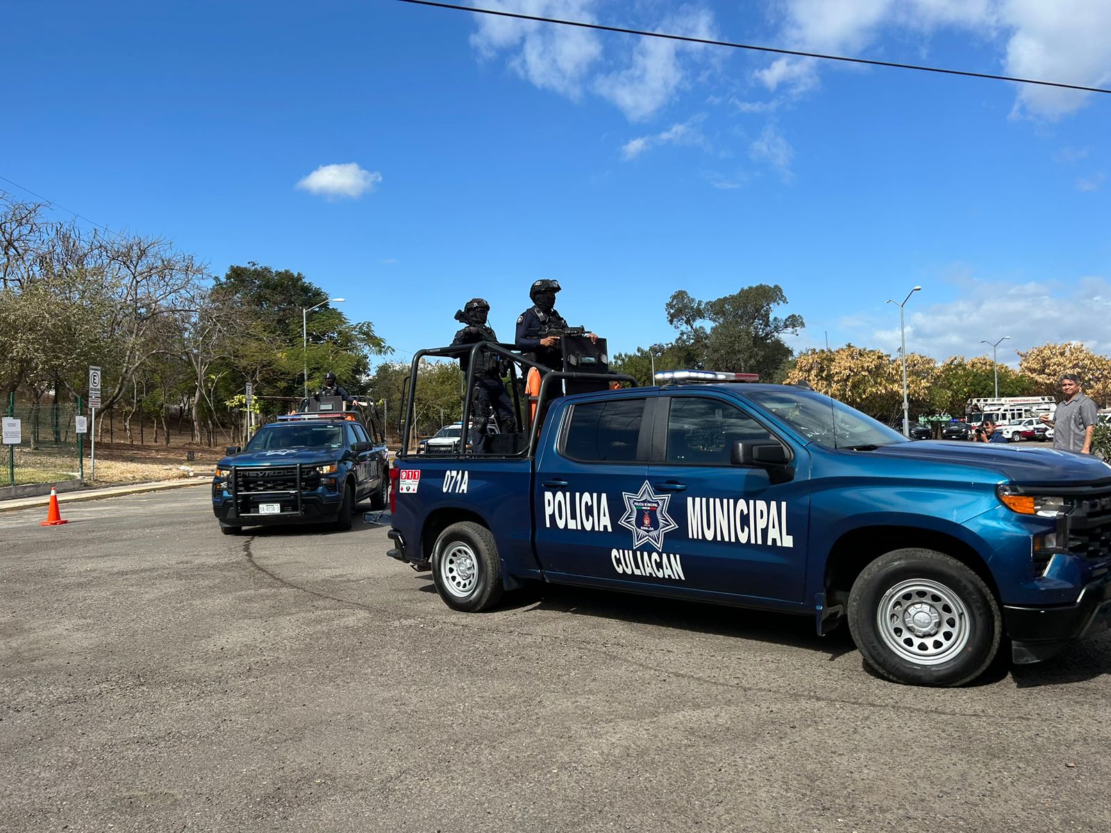 Policías de Culiacán realizan recorrido en Culiacán