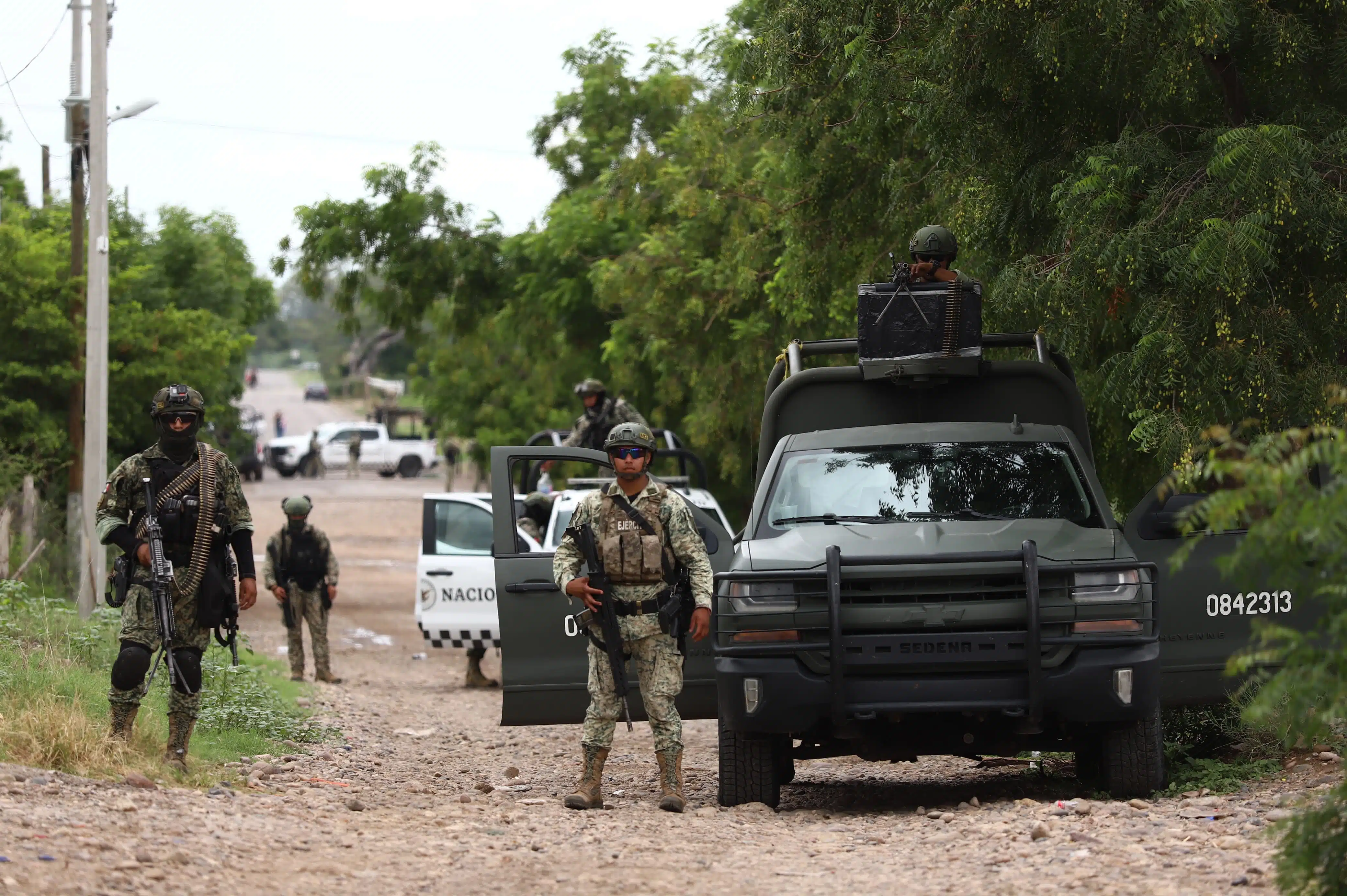 SSPE reporta persecución, hallazgo de narcolaboratiorio Culiacán