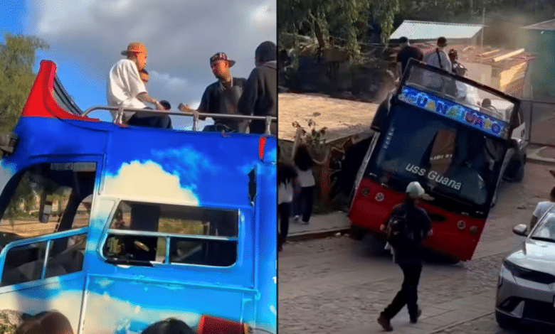 Santa Fe Klan y sus fans sufren aparatoso accidente