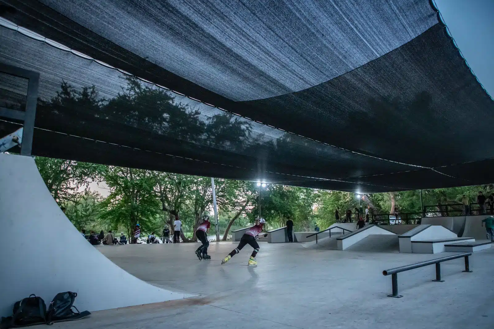 Inauguración de la nueva pista de skateboarding en el parque de Las Riberas.