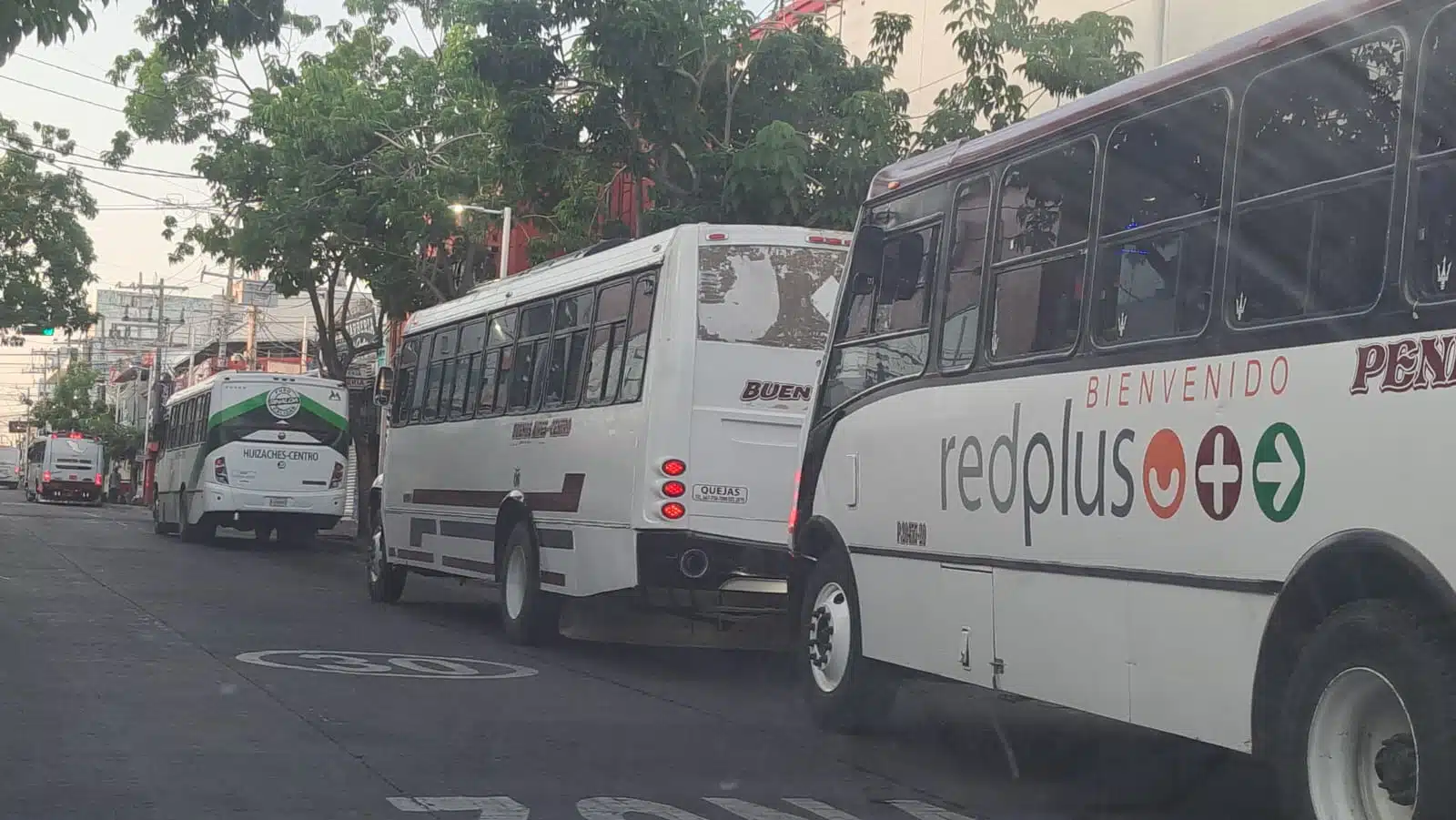 Camiones urbanos en Culiacán