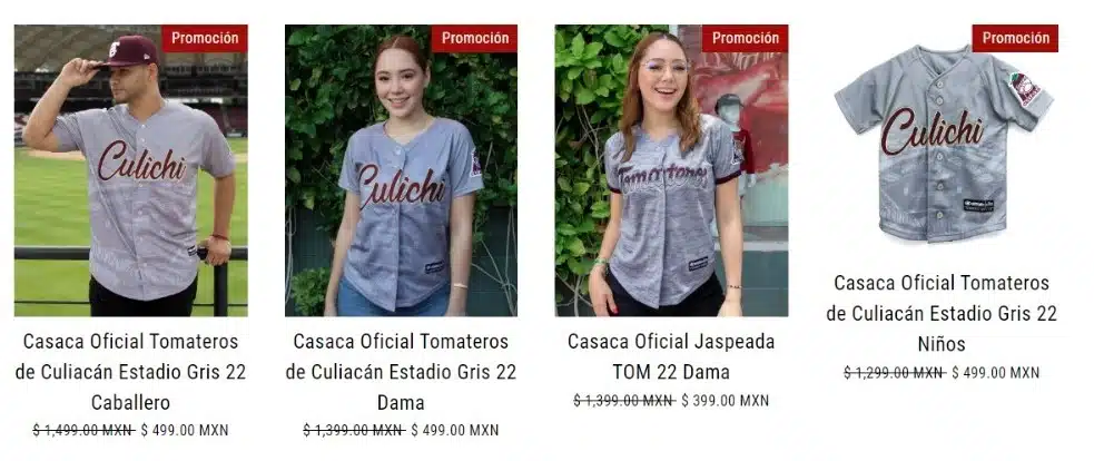 Promoción de casacas de los Tomateros de Culiacán 