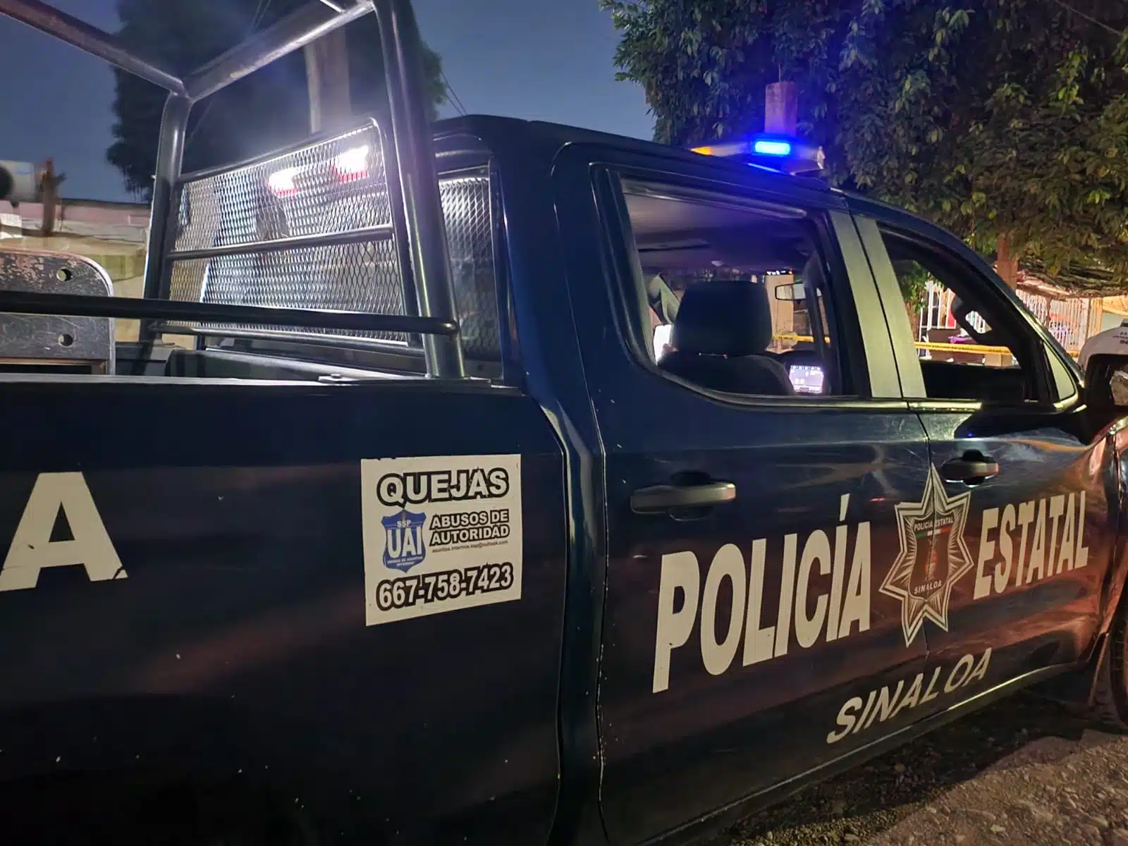 Policías estatales se trasladaron al sitio.