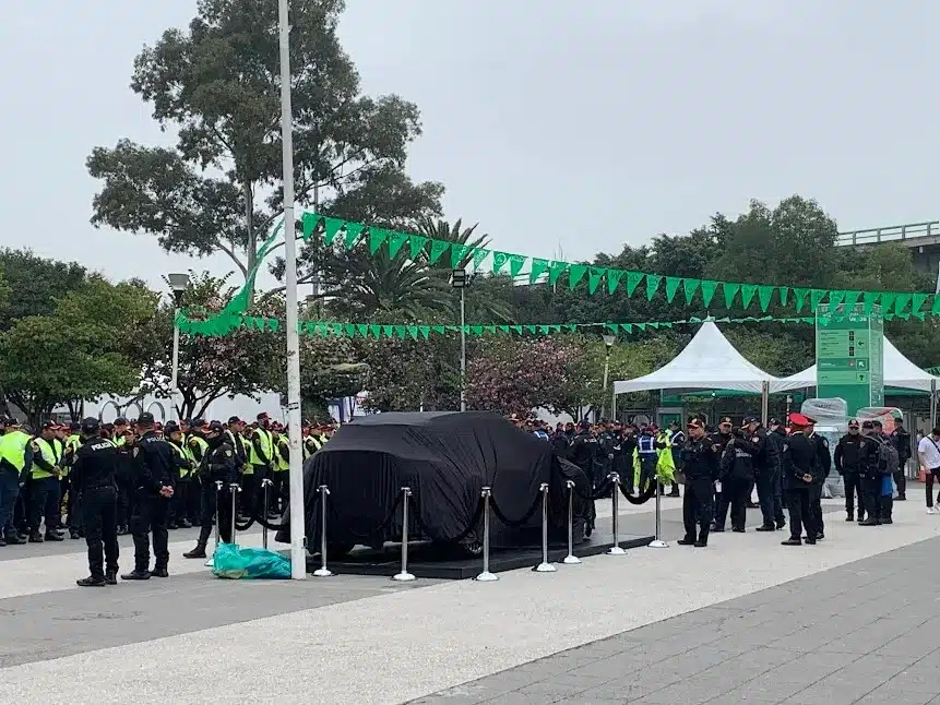 Operativo de seguridad del GP de México.