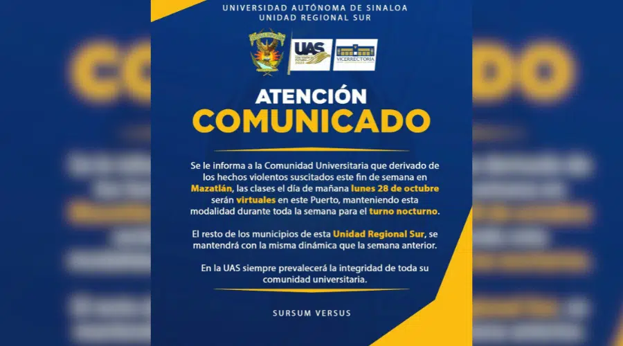 comunicado uass