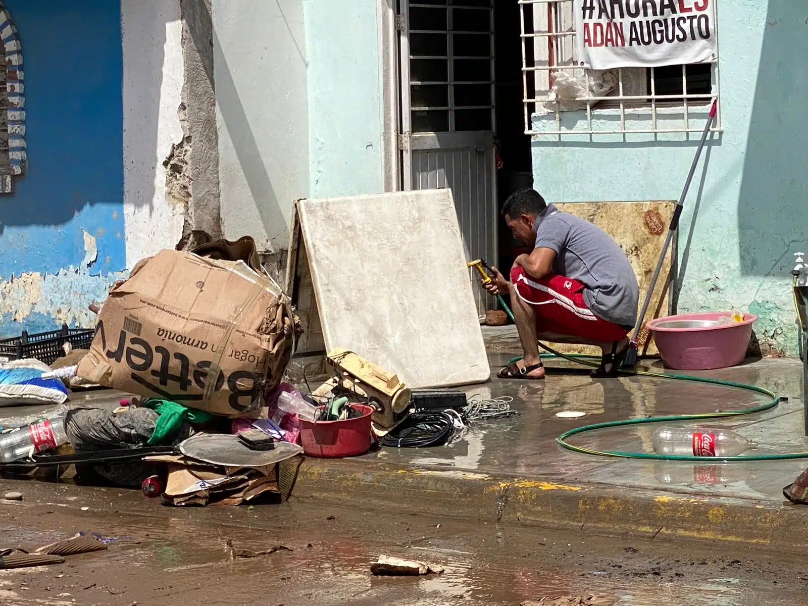 Damnificados por tormenta tropical Ileana en Guasave