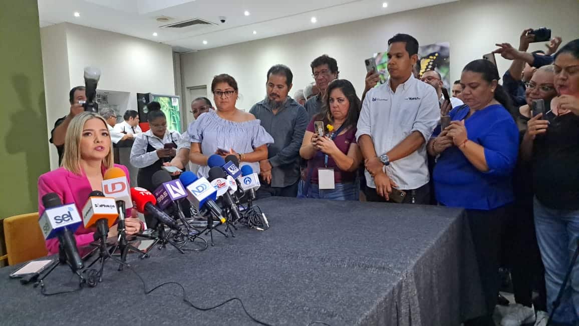 En conferencia de prensa, la primera mujer alcaldesa del puerto afirma que respetará la libertad de expresión de los medios de comunicación